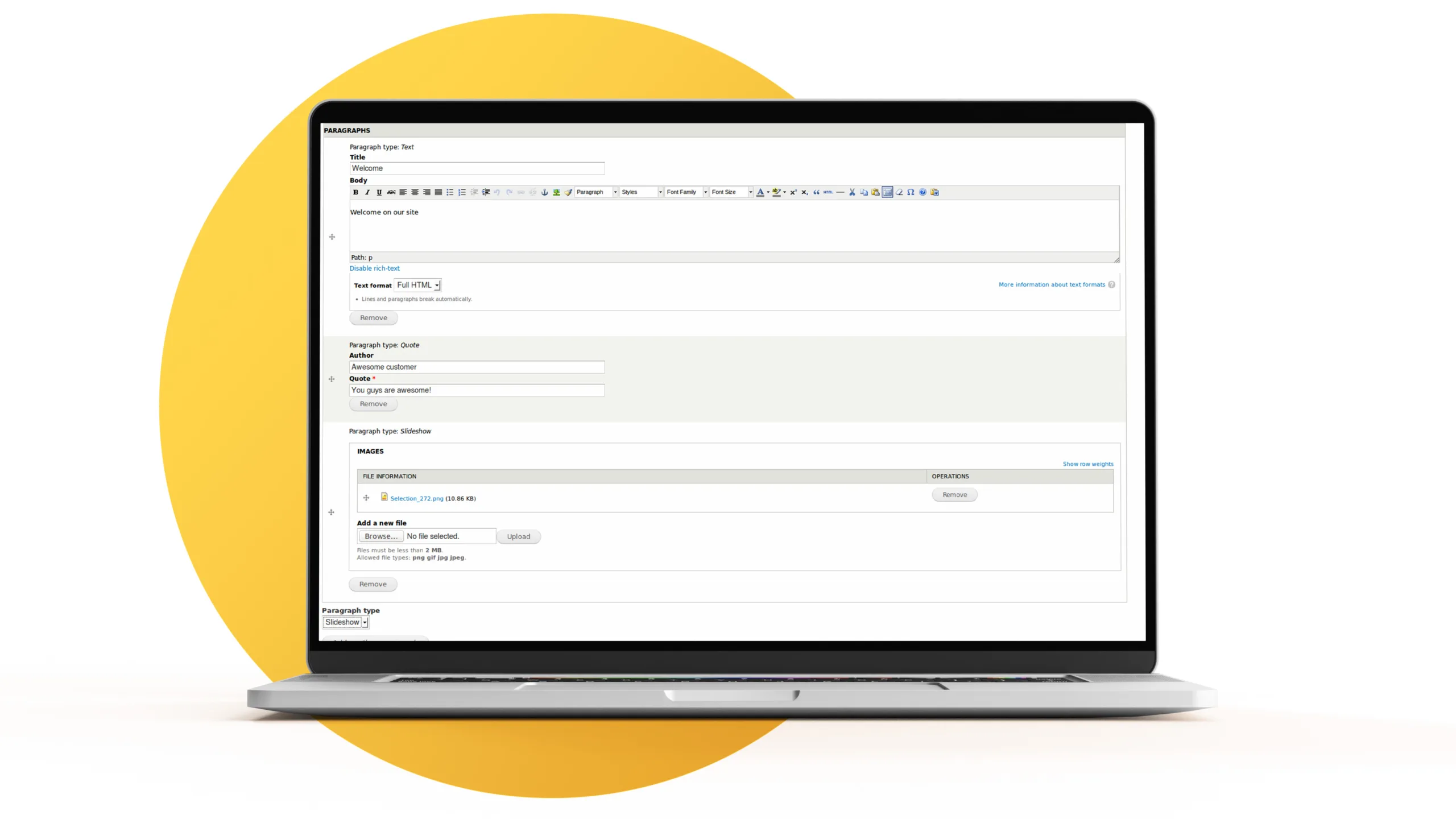 The Best Drupal Modules for Excellent User Experience 3 1-Editor UX
