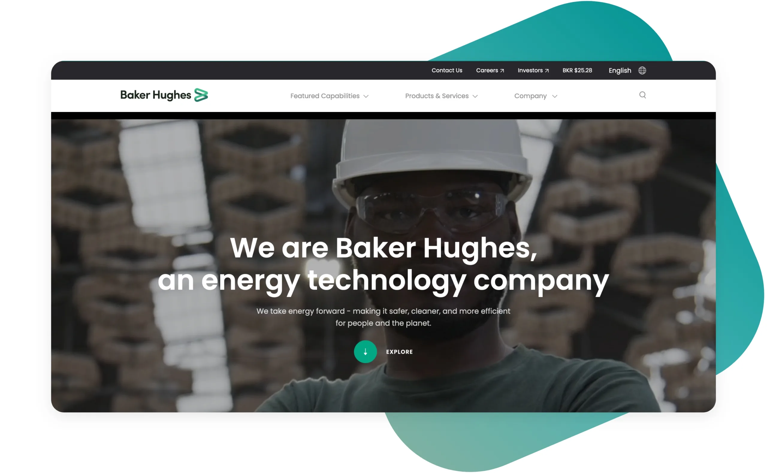 Top 25 Inspirationally Designed Drupal Websites of 2022 12 10-Baker Hughes.jpg