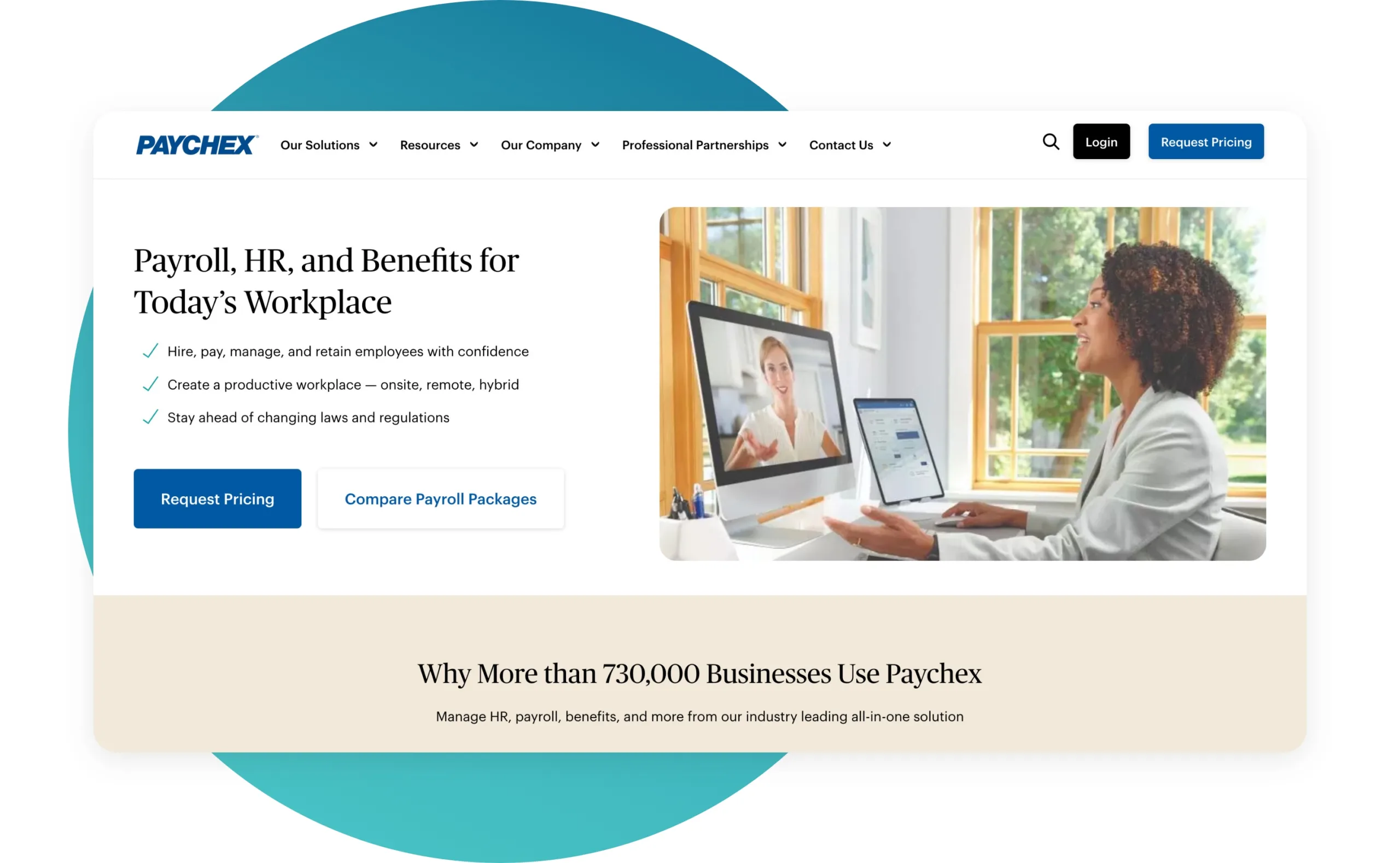Top 25 Inspirationally Designed Drupal Websites of 2022 20 18-Paychex.jpg