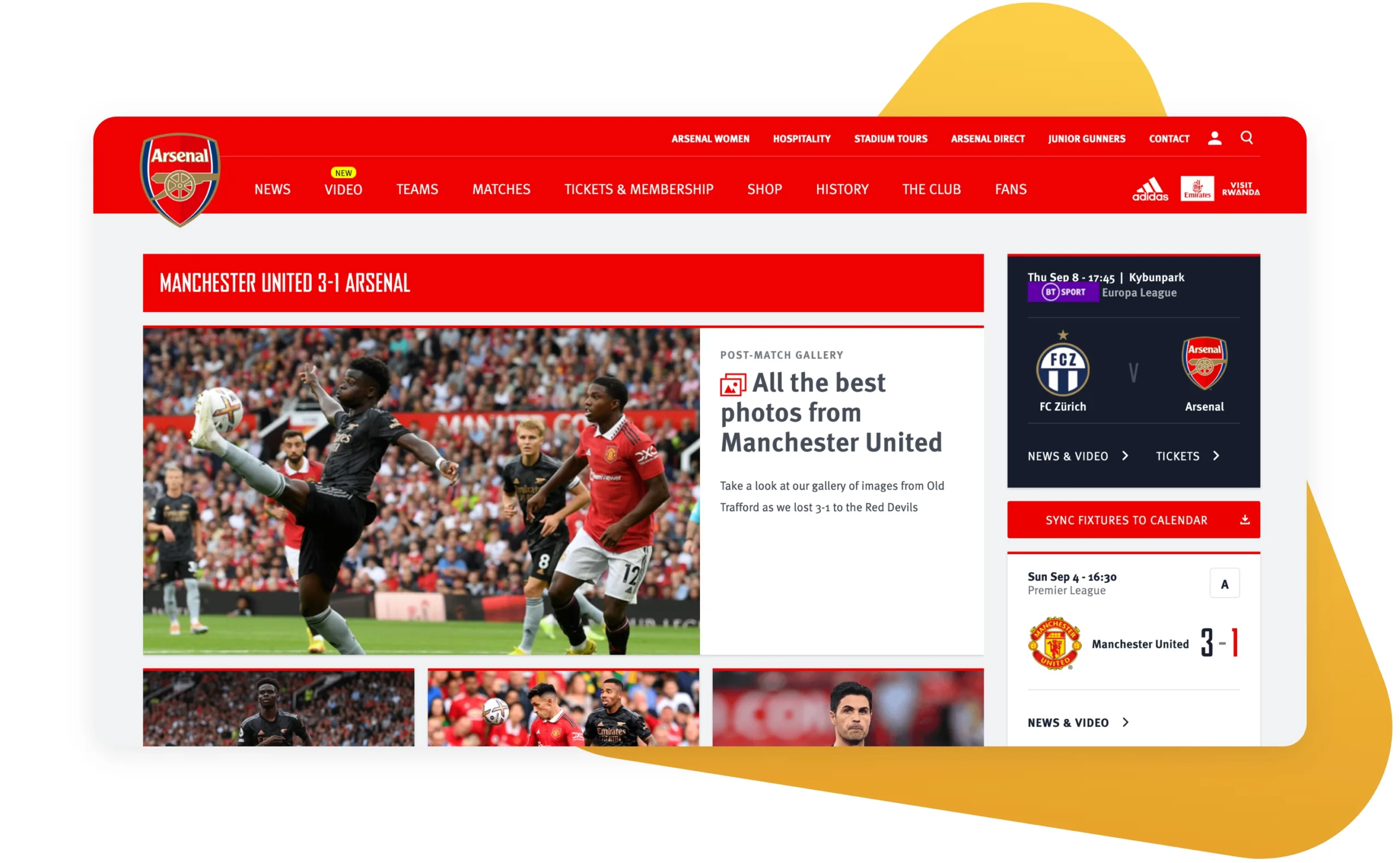 Top 25 Inspirationally Designed Drupal Websites of 2022 10 8-Arsenal FC.jpg