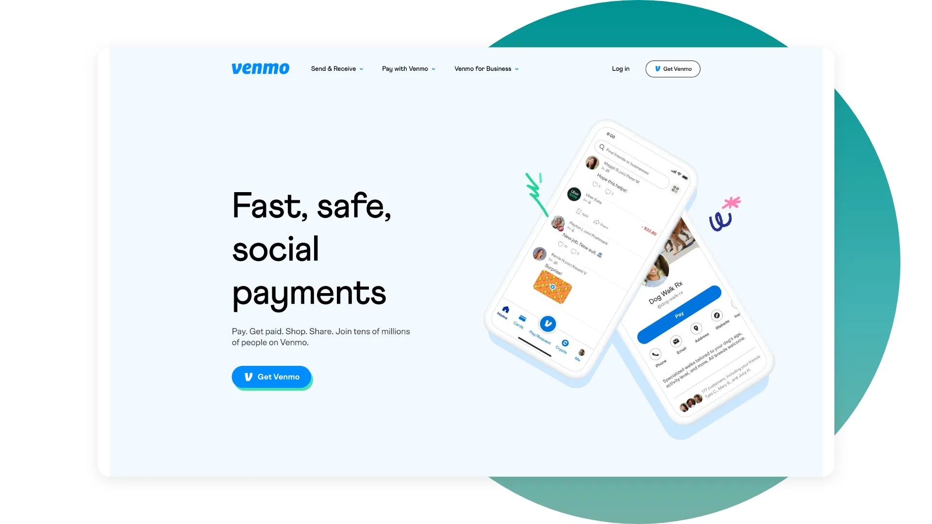 14 Awesome Websites Made with ReactJS 3 1 Venmo