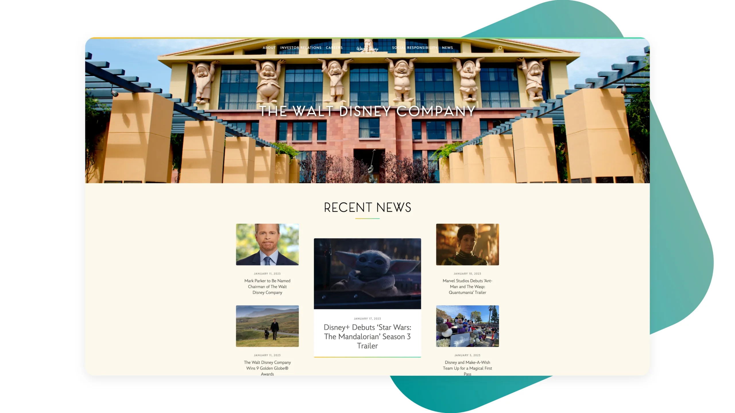 Top 26 Popular WordPress Websites 25 23-The Walt Disney Company.jpg