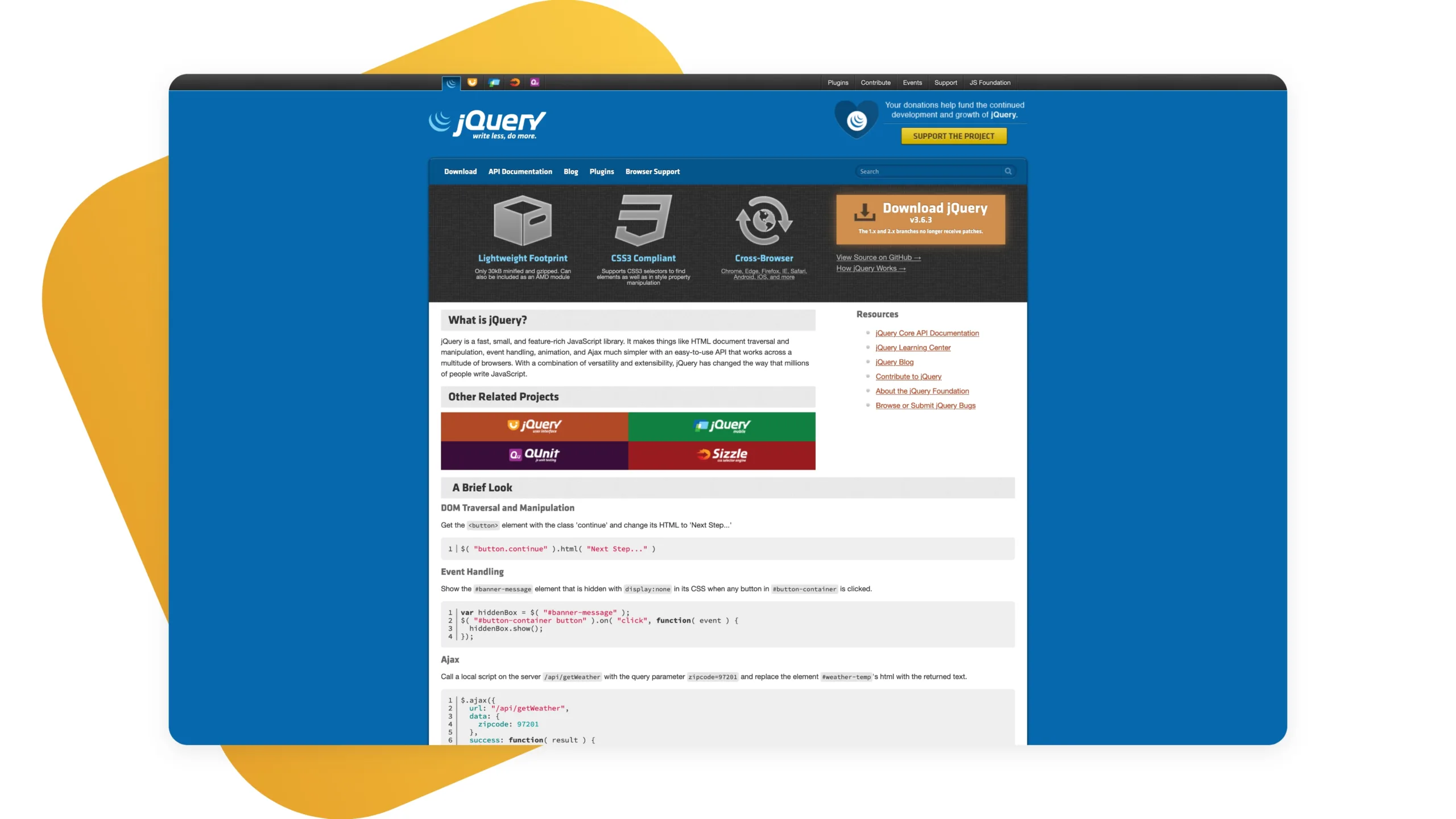 Top 26 Popular WordPress Websites 28 26-jQuery.jpg