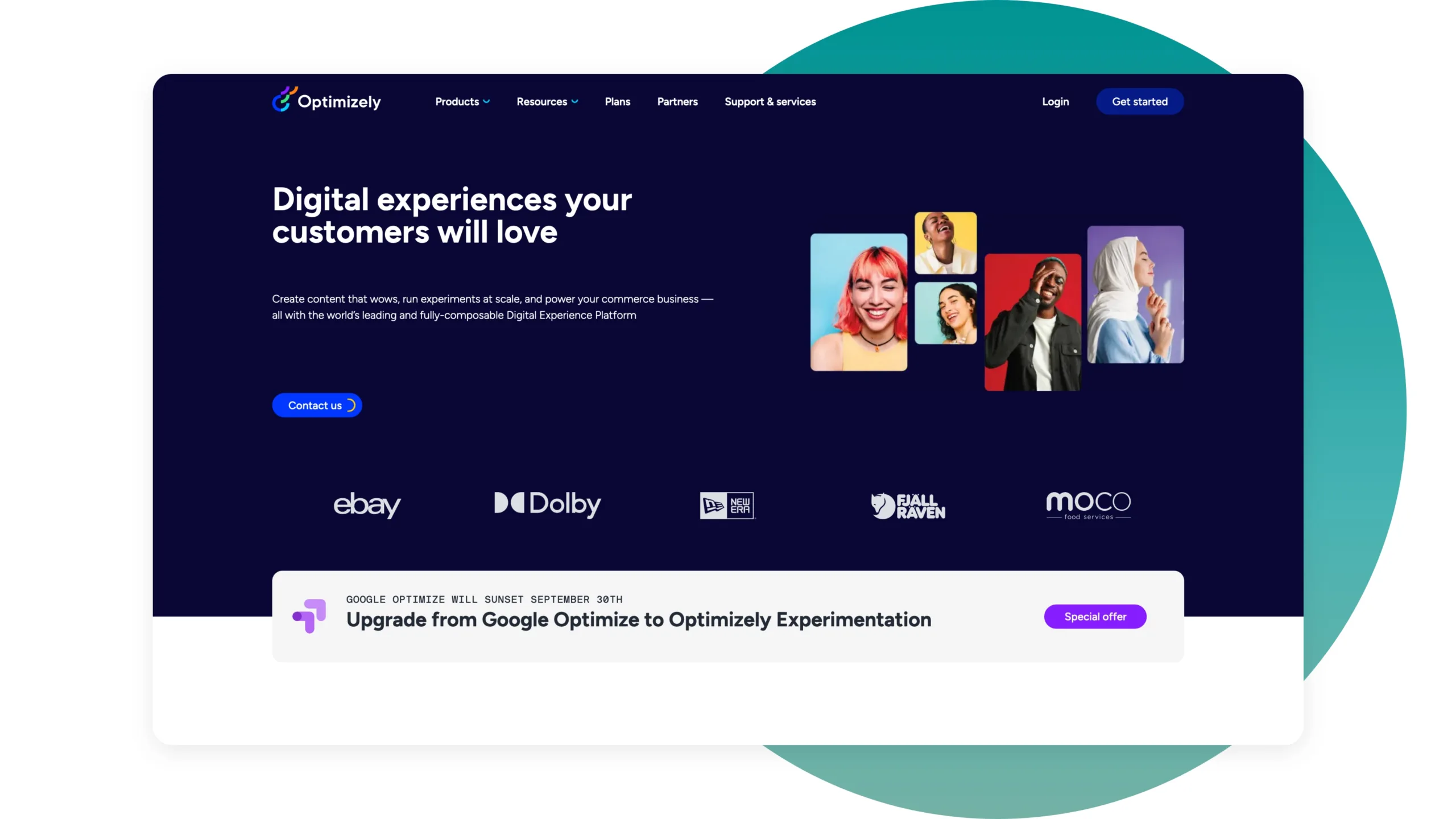 Google Optimize Sunset: How to Keep A/B Testing on Track 3 1-Optimizely.jpg