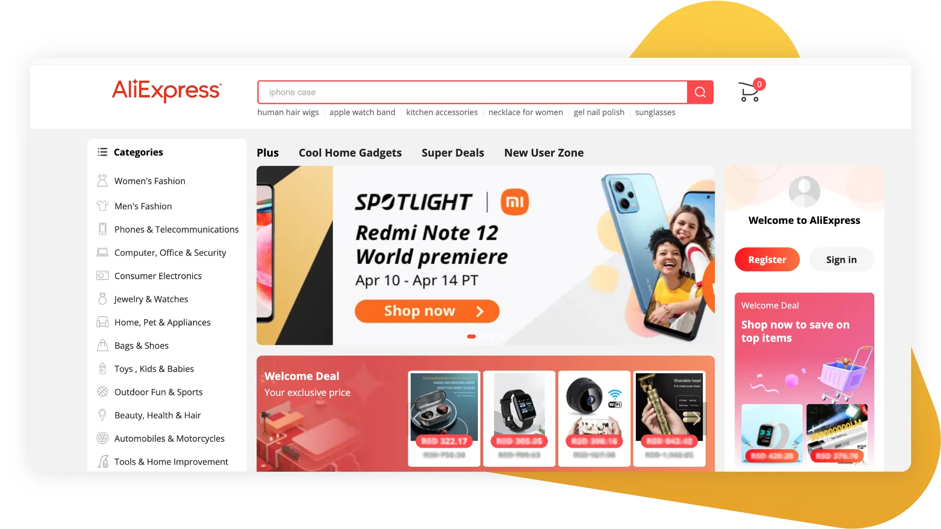 14 Finest Examples of Node.js Websites 5 AliExpress.jpg