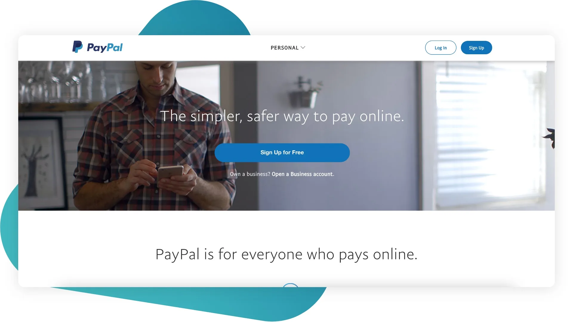 14 Finest Examples of Node.js Websites 6 PayPal.jpeg