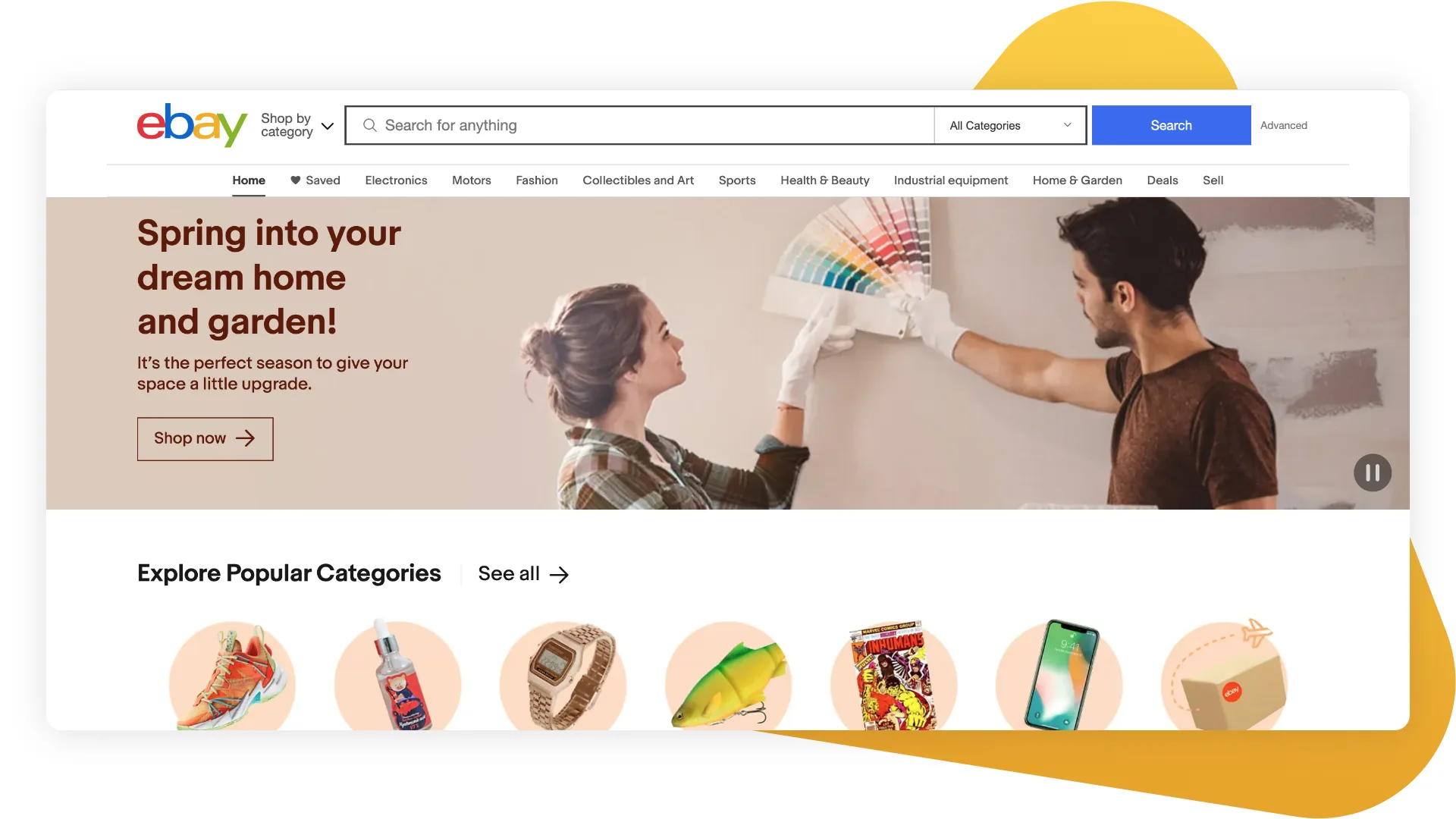 14 Finest Examples of Node.js Websites 11 9_eBay.png