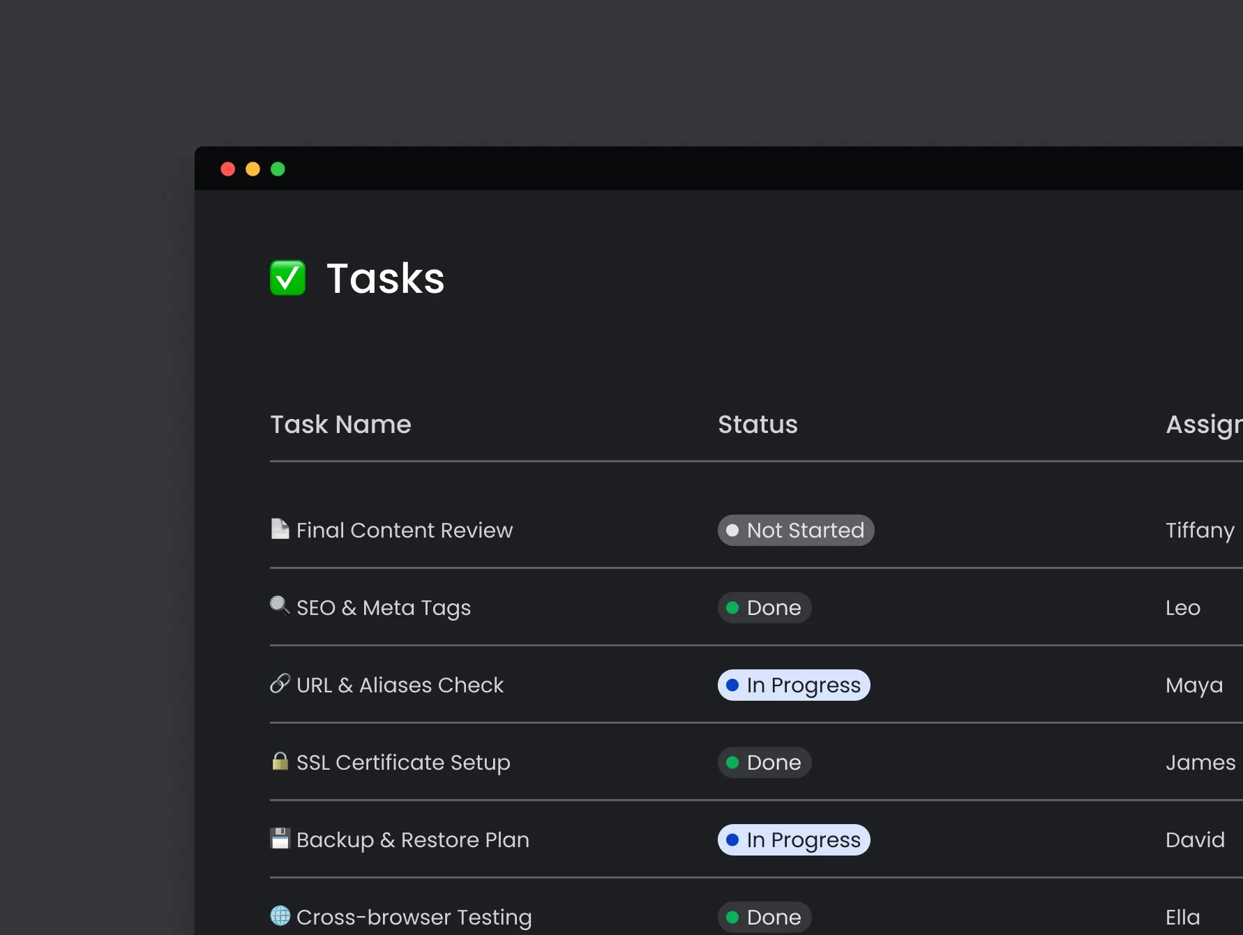 Drupal launch checklist