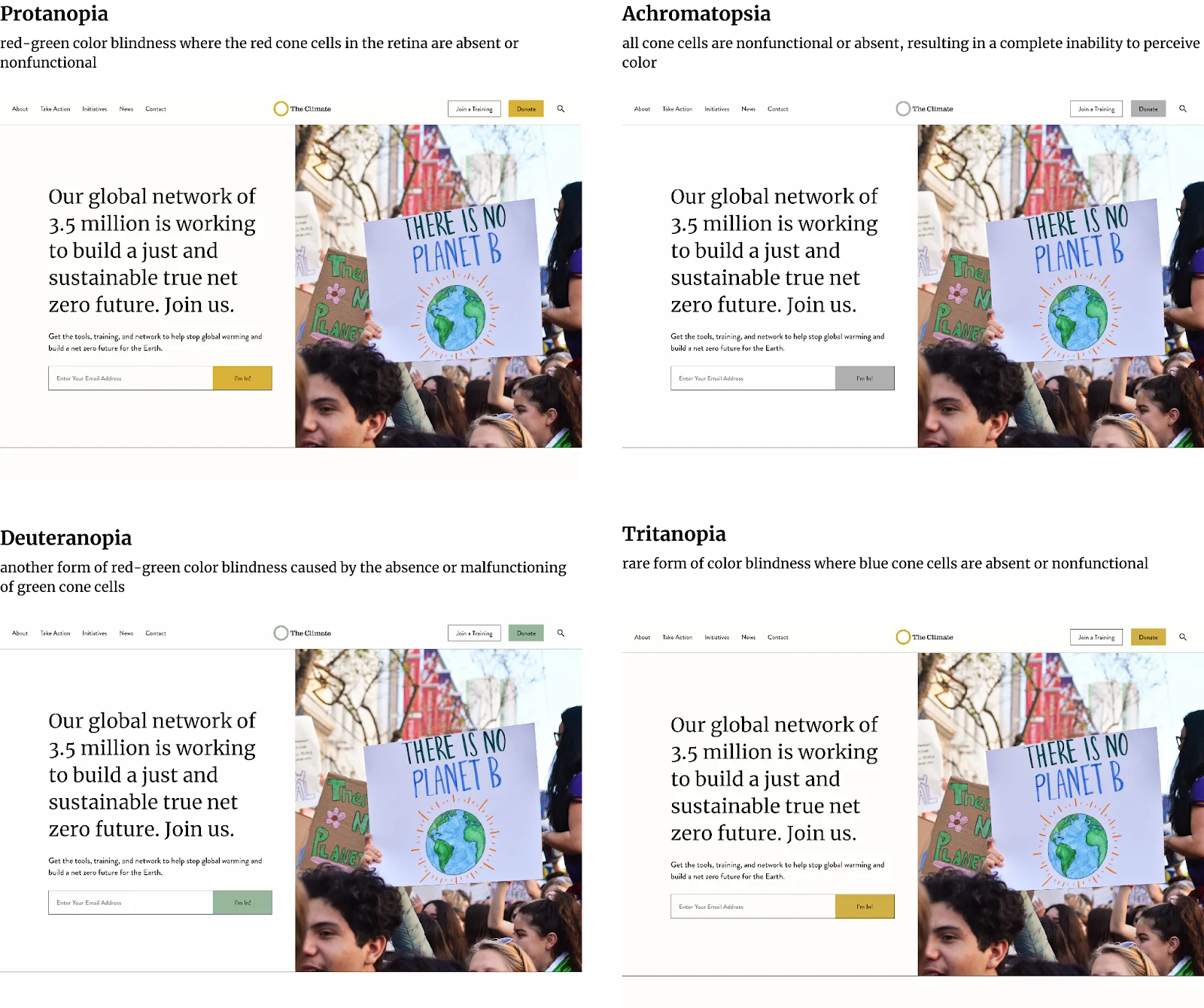 A Design View on Website Accessibility 5 Reworked color contrast