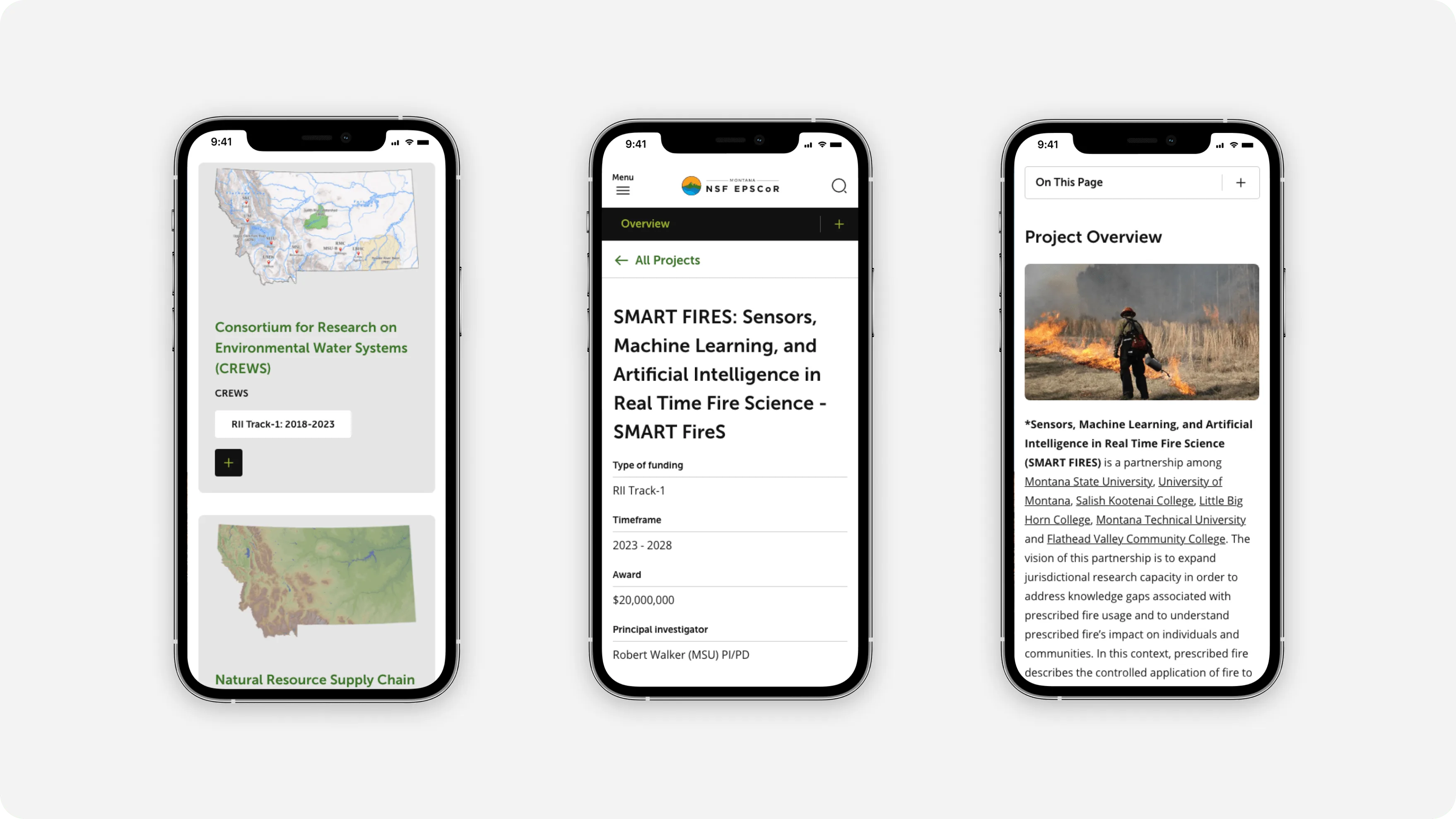 Digital platform for seamless interdisciplinary research collaboration 12 Updated website on mobile