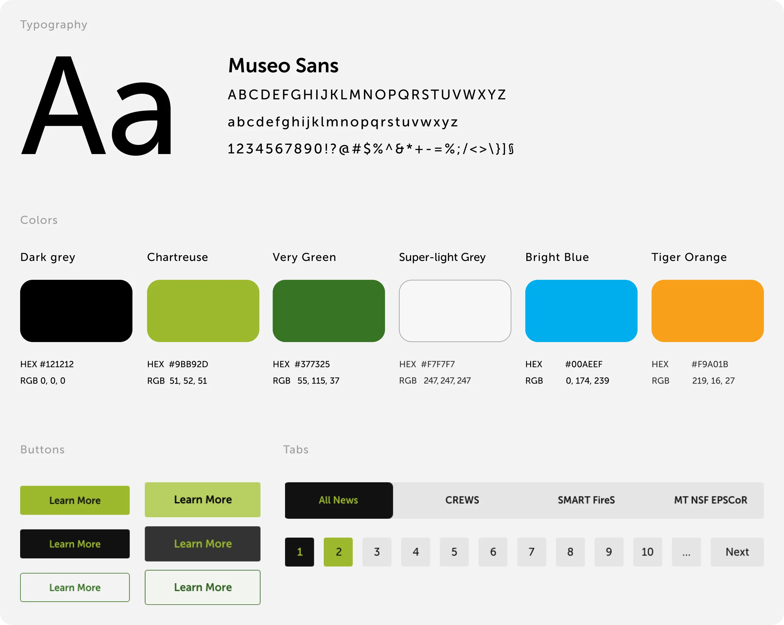 Digital platform for seamless interdisciplinary research collaboration 10 Updated website colour scheme