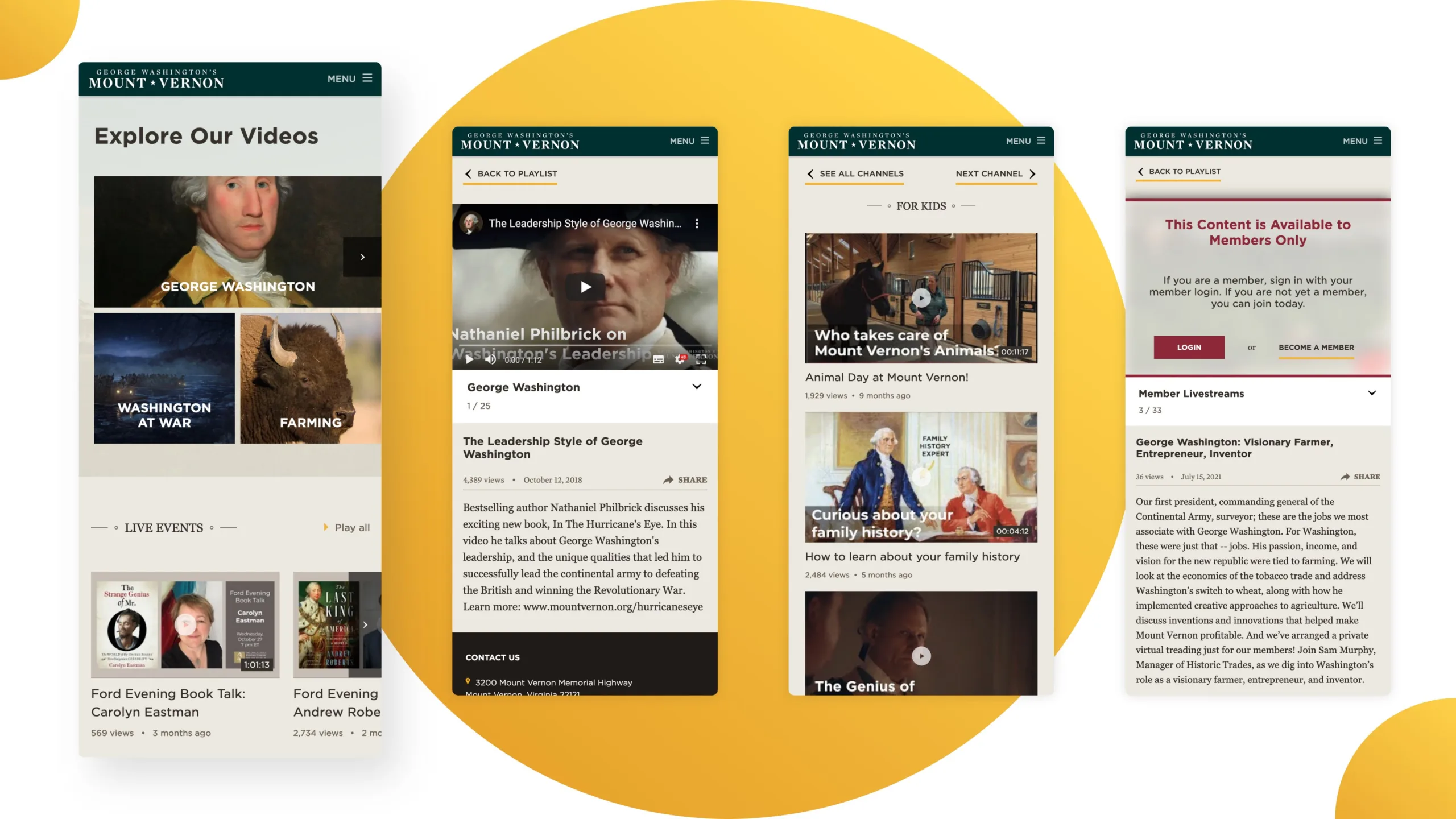 Boosting visitor engagement with a scalable video platform 2 Mount Vernon After Leading description – 1