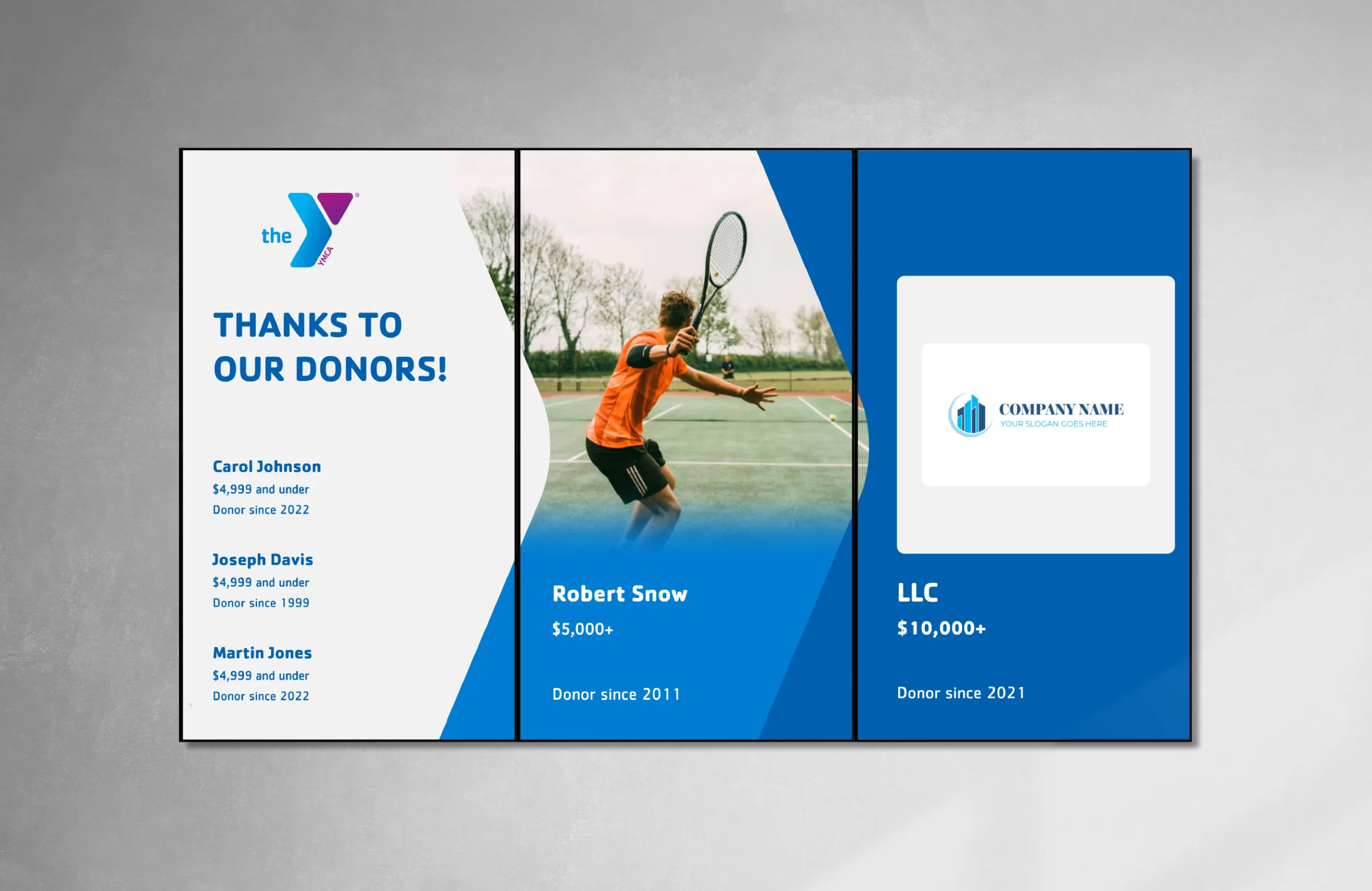 Donor Recognition Digital Screen