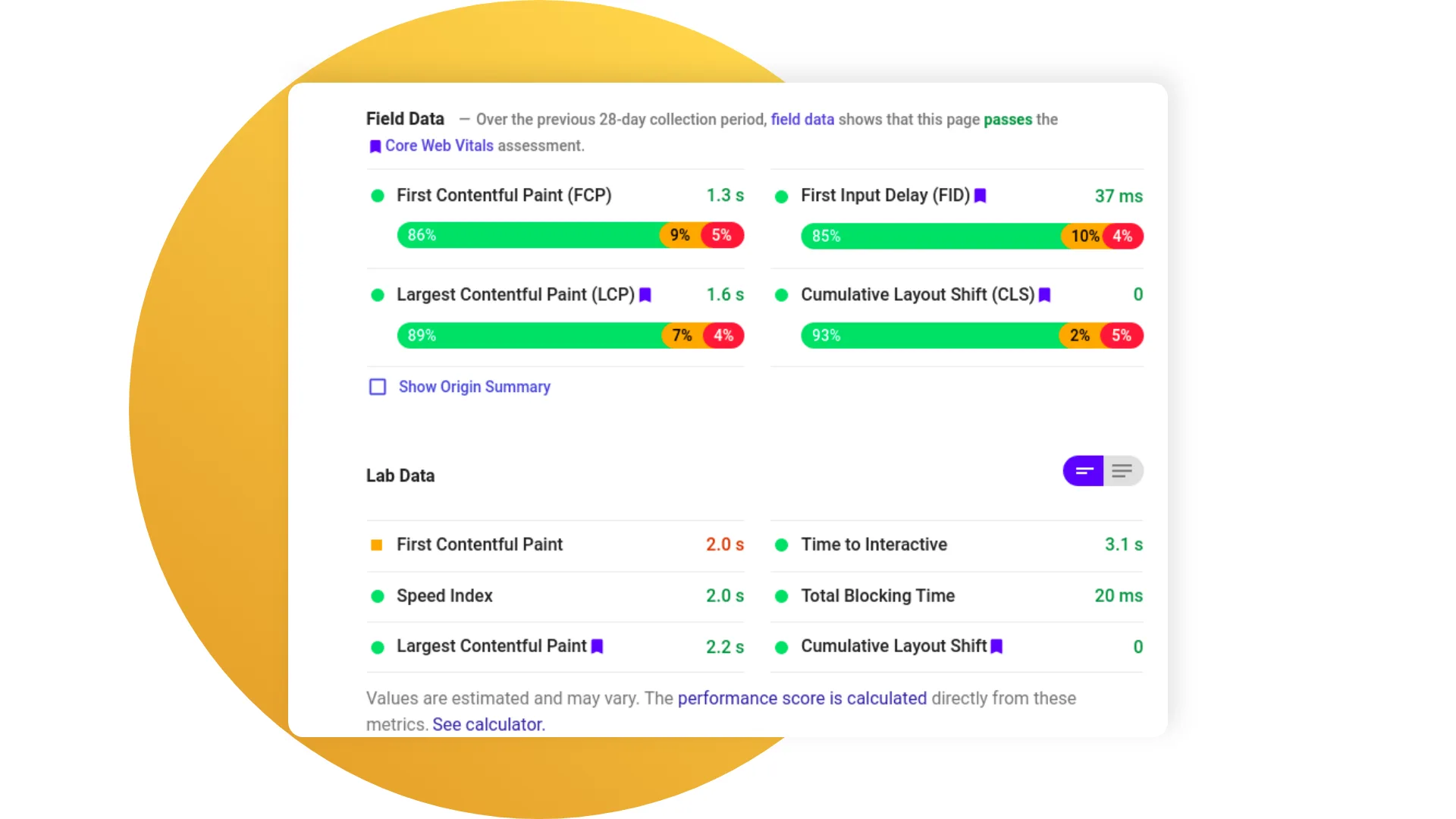 Google PageSpeed Insights and Core Web Vitals: Is it important for SEO? 4 2 Field and lab data png