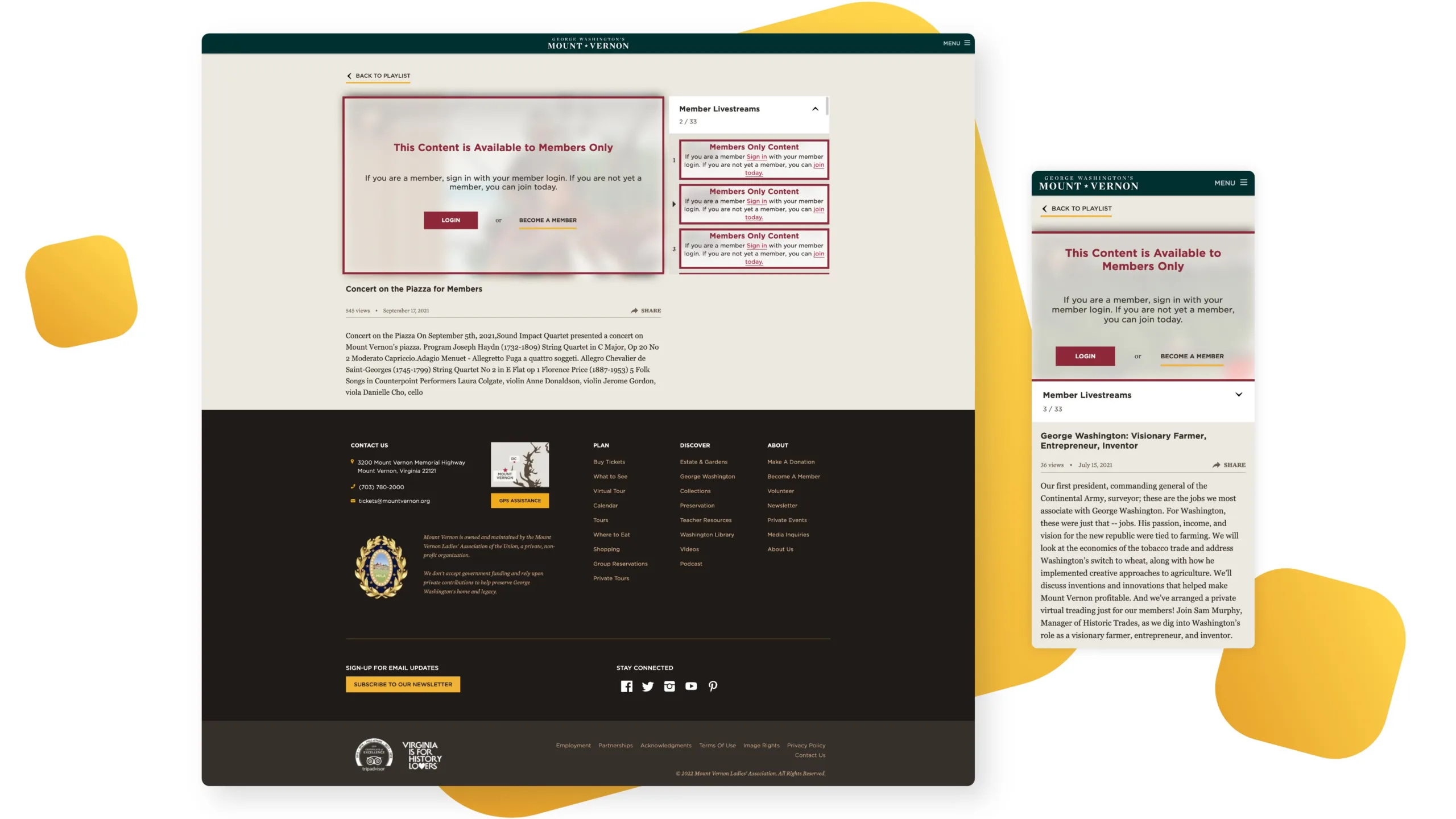 Boosting visitor engagement with a scalable video platform 5 Member only video - 4