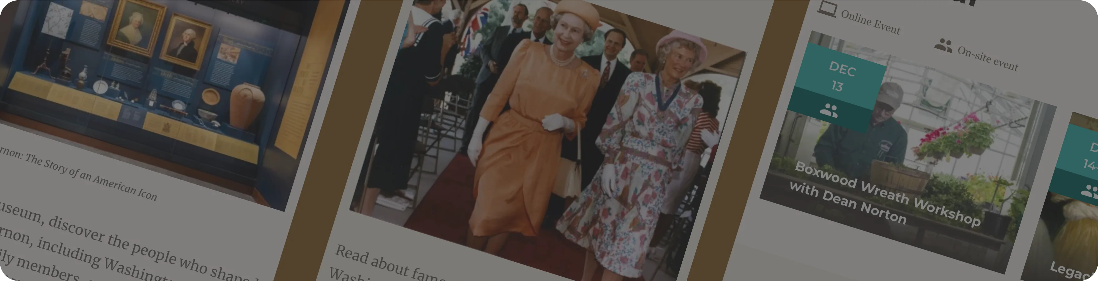 Powering a historic site with scalable digital solutions 8 Mount Vernon website