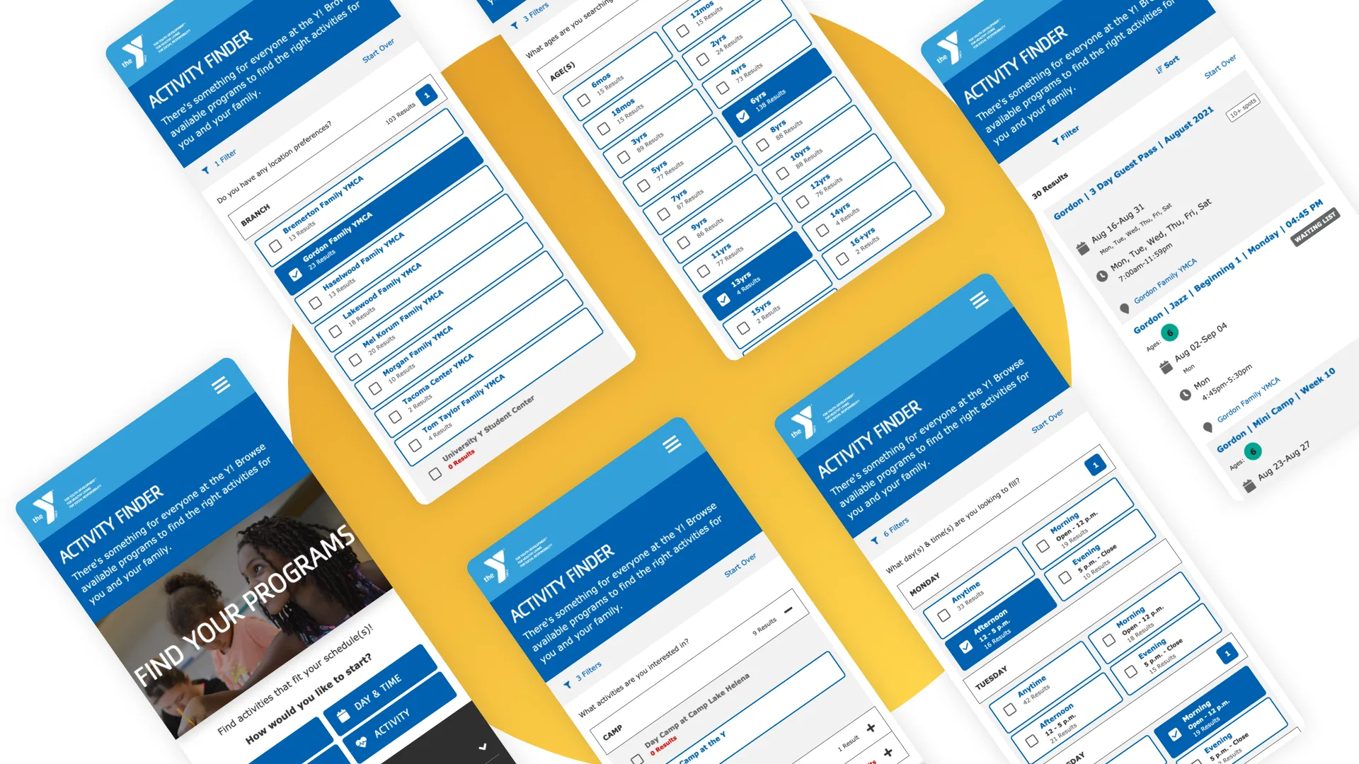 Launching a fully functional website within a one-month timeline 4 Activity finder