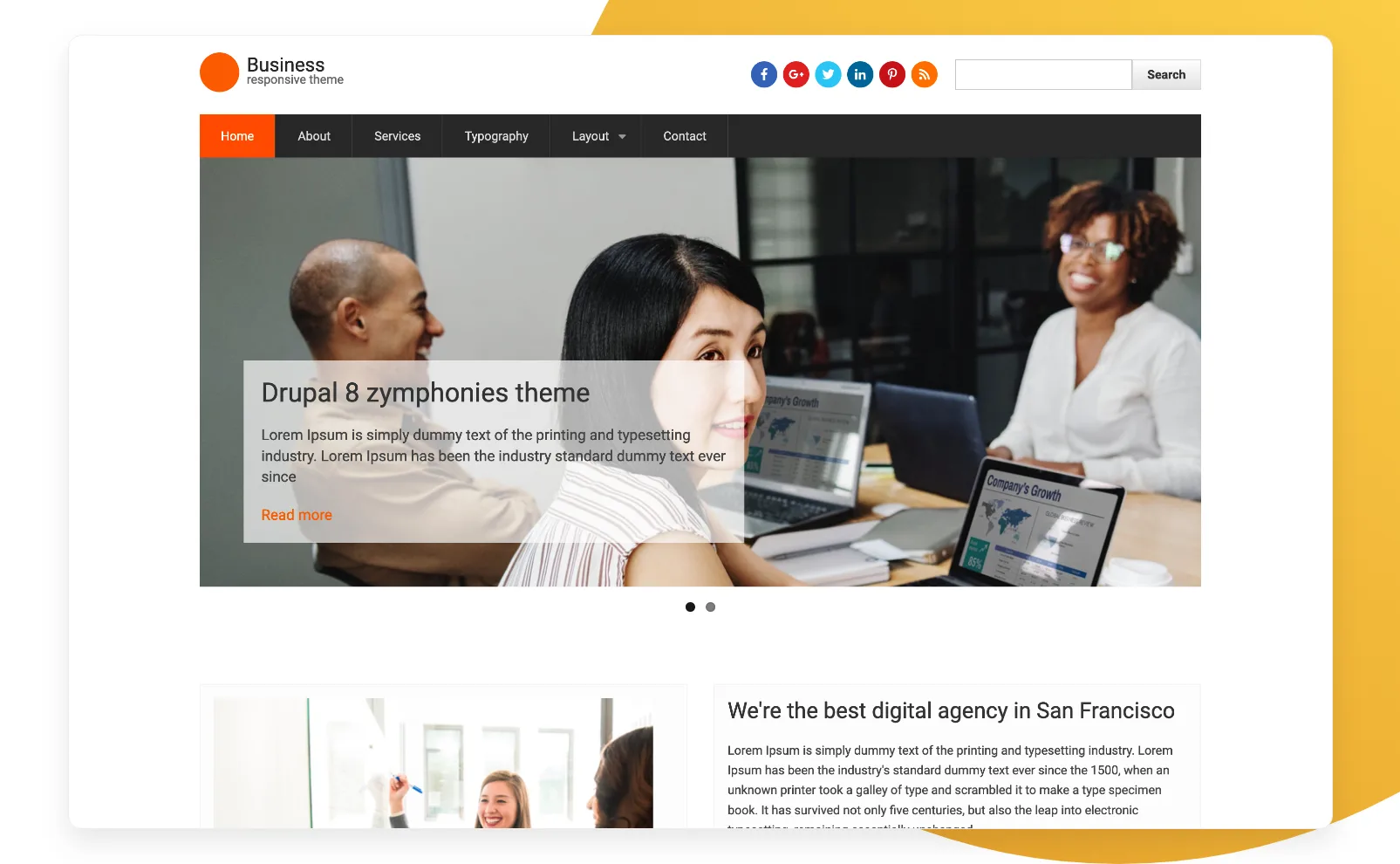 Top 17 Drupal Themes 6 Free Drupal themes: Business