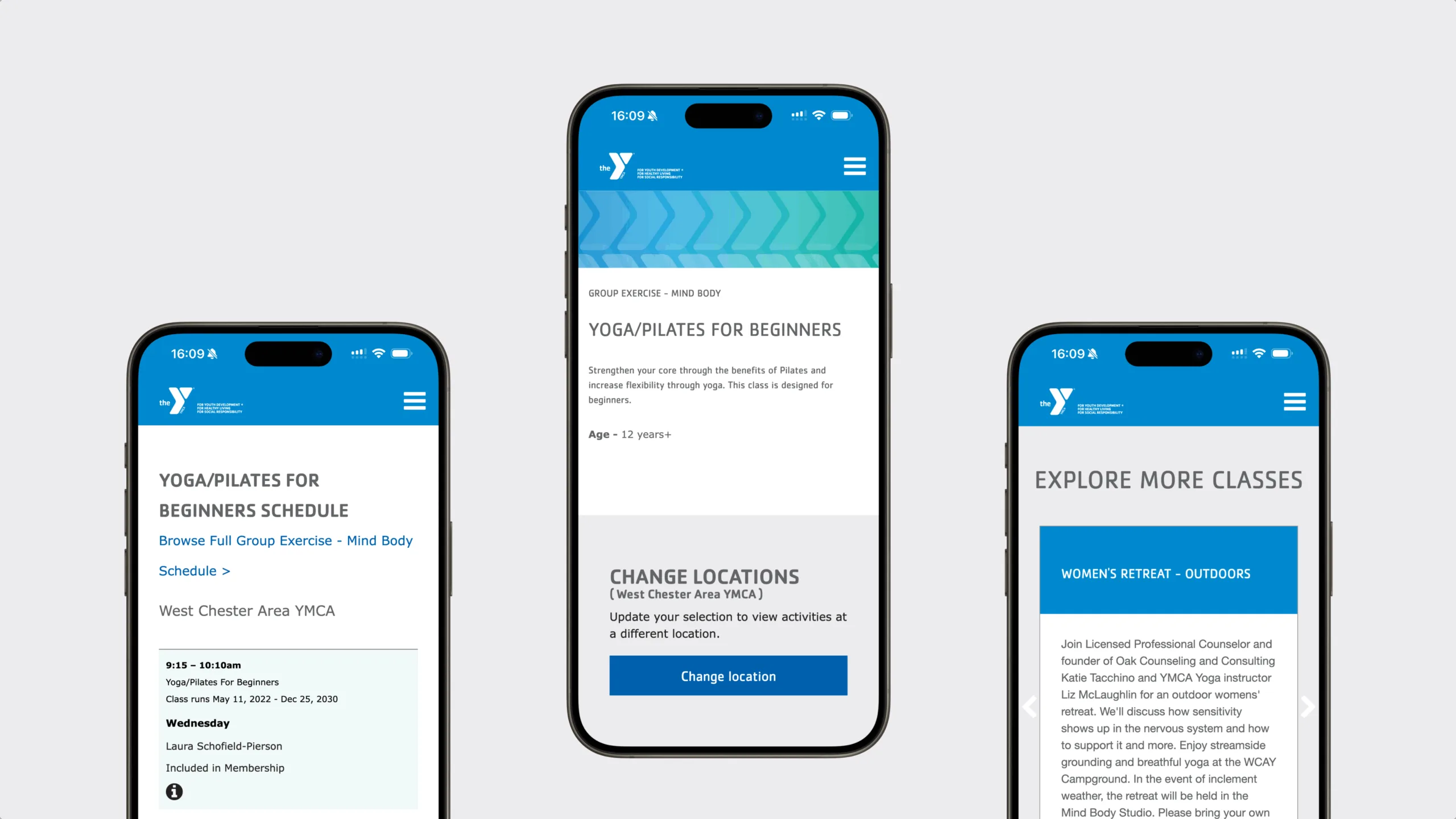 Class Pages Redesign