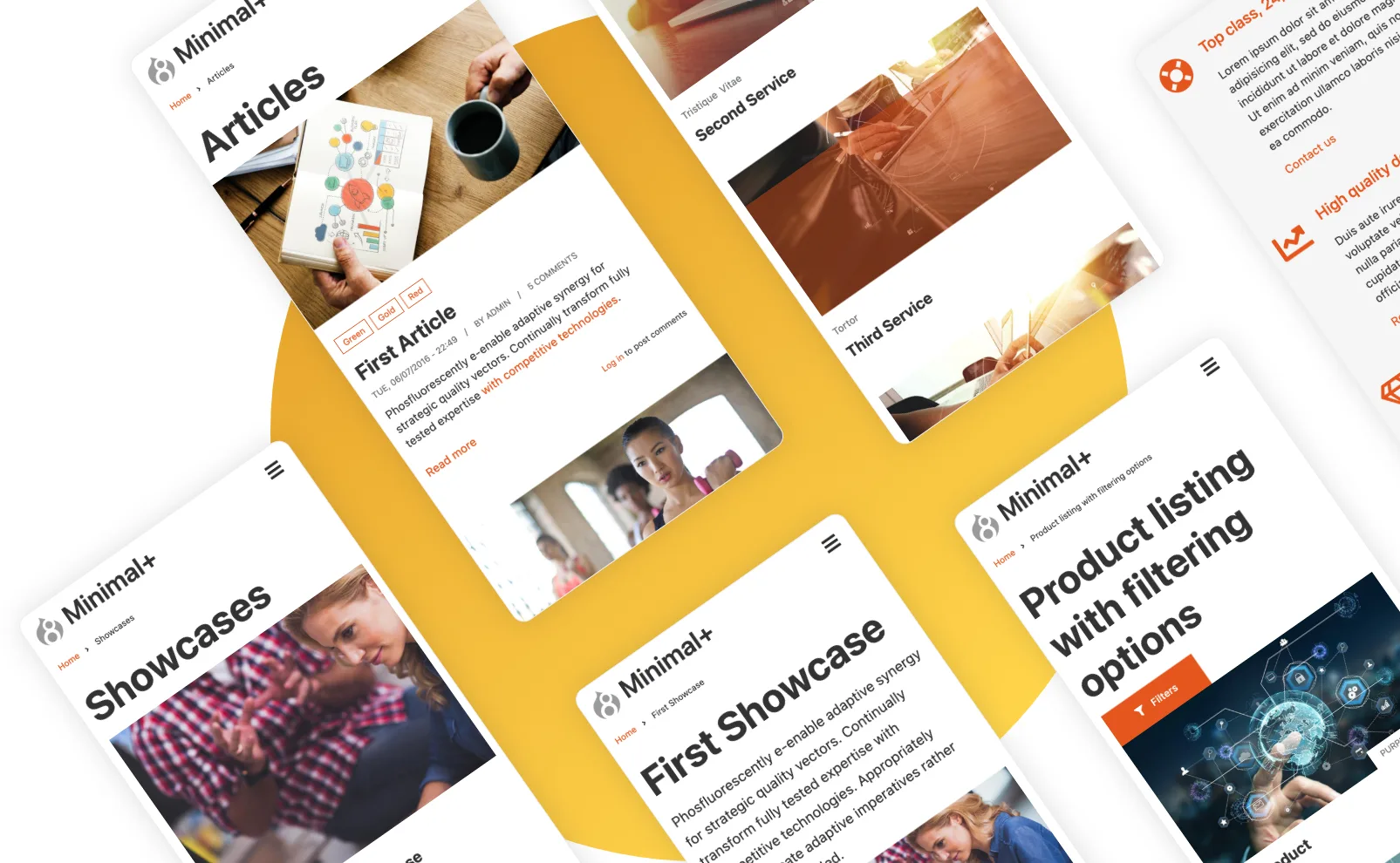 Top 17 Drupal Themes 10 Best Drupal themes: Minimal+ Business