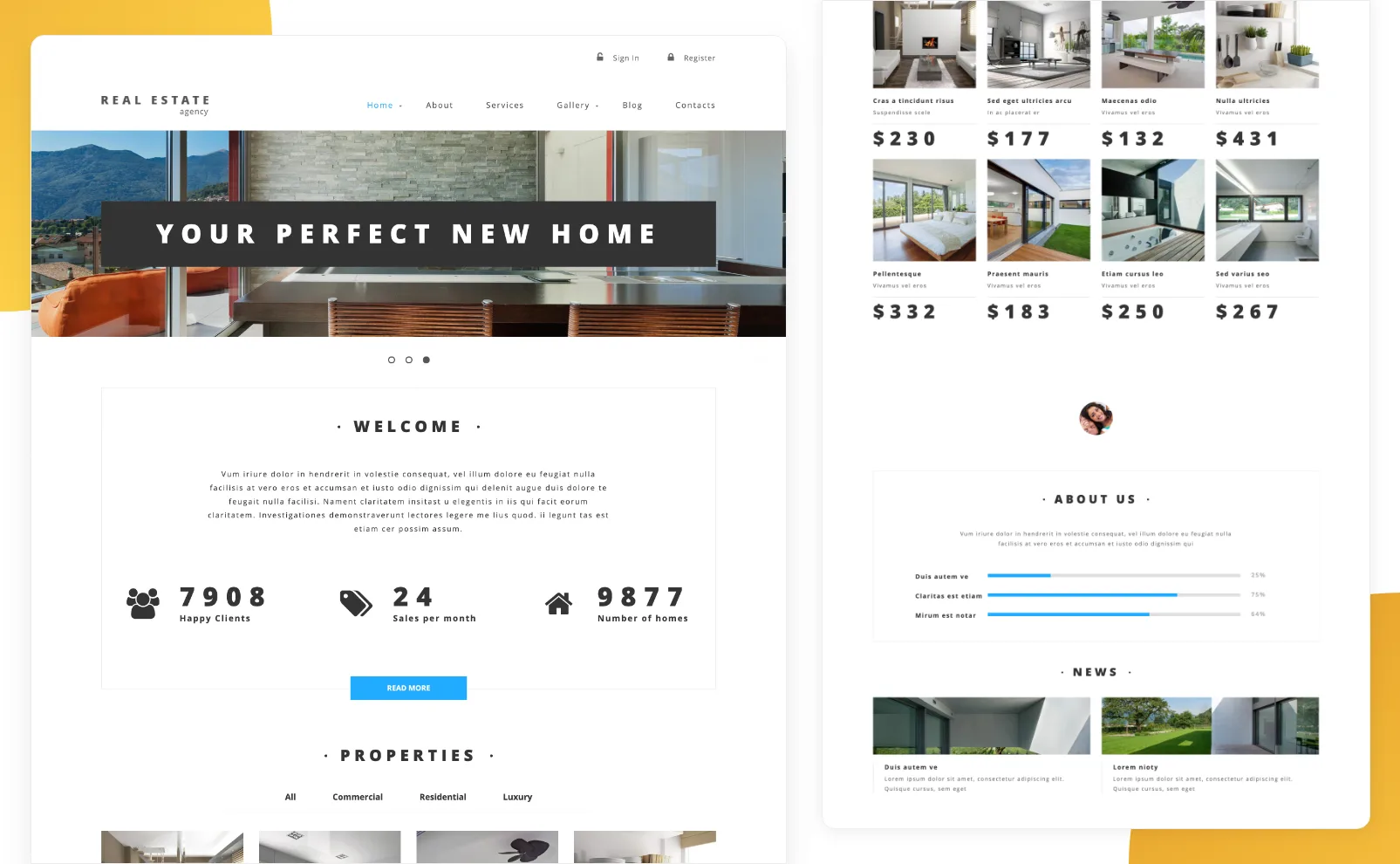 Top 17 Drupal Themes 13 Property Provider