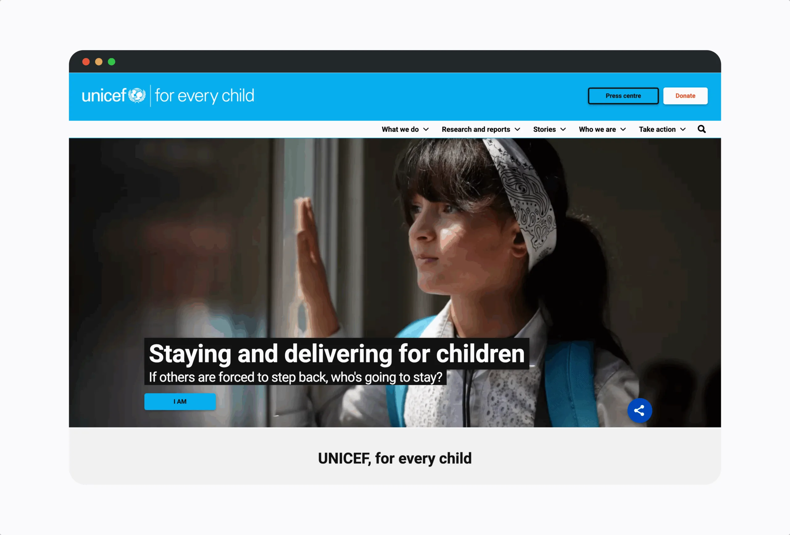 Why Drupal is the Go-To Choice for Nonprofits 5 mockup unicef 1 scaled
