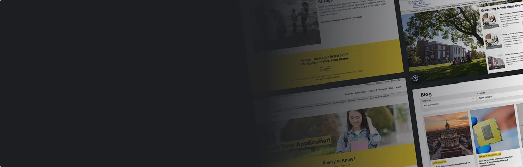 the University of Rochester's Warner School of Education website preview