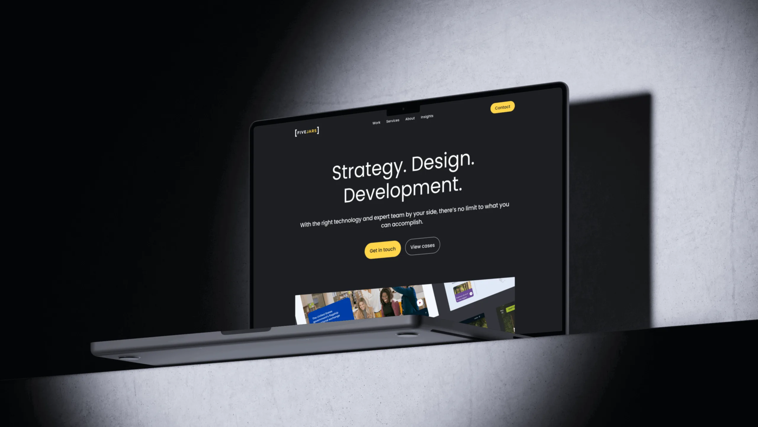 Five Jars website redesign