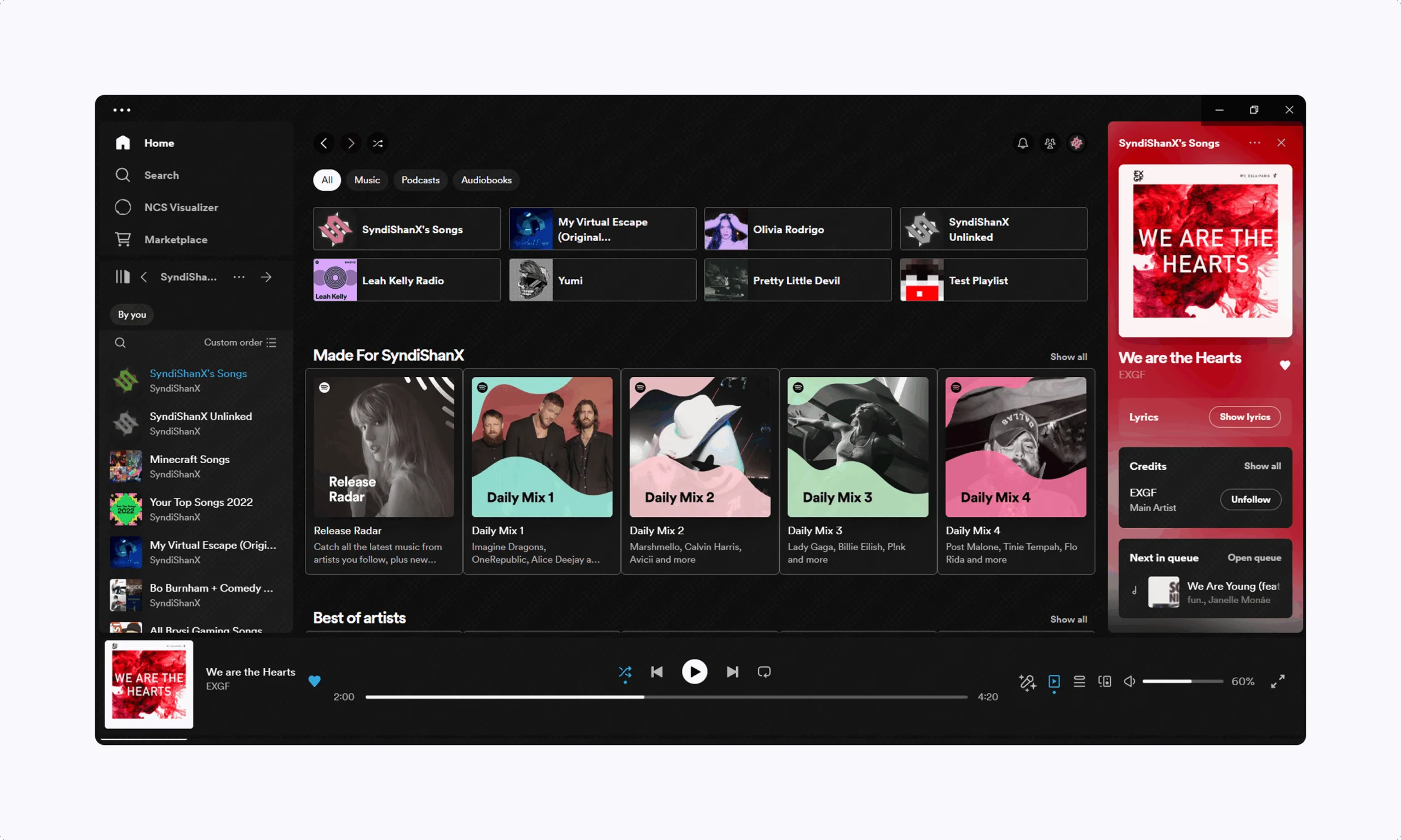 Spotify dark mode scaled
