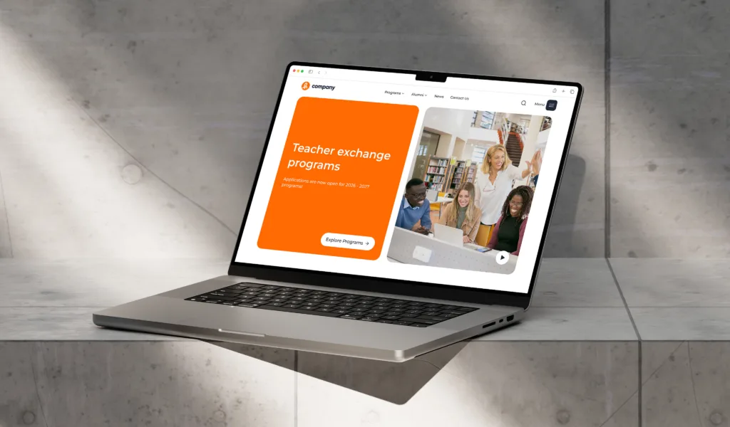 Drupal-based website for a global education program