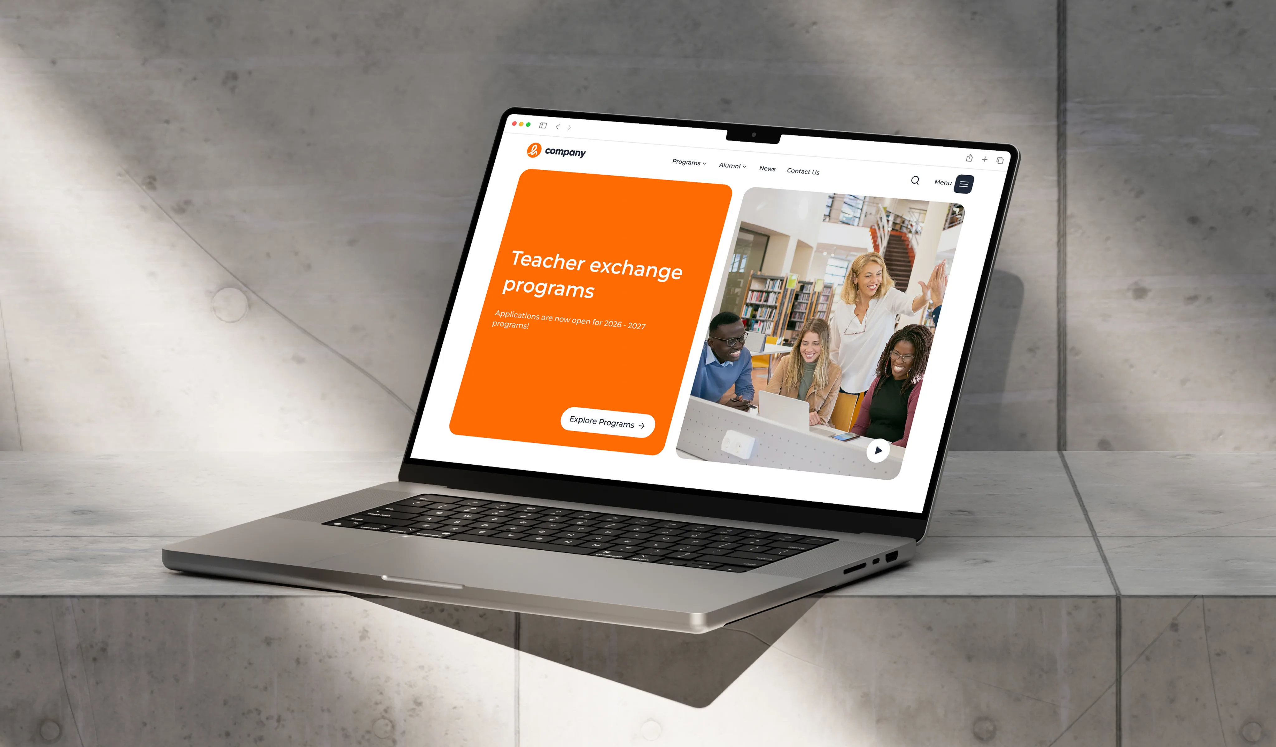 Drupal-based website for a global education program