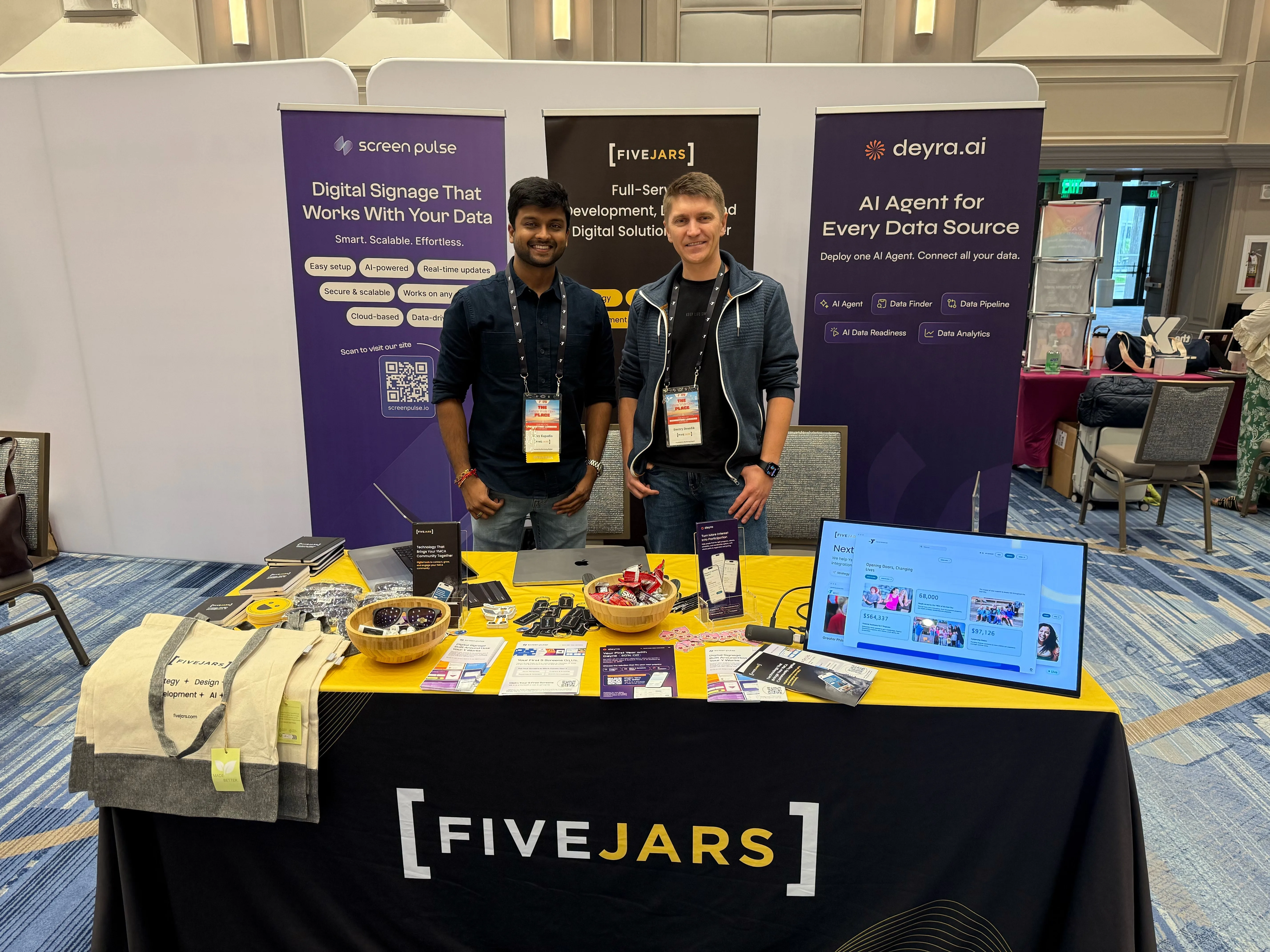 Five Jars booth at YMCA CMO 2026