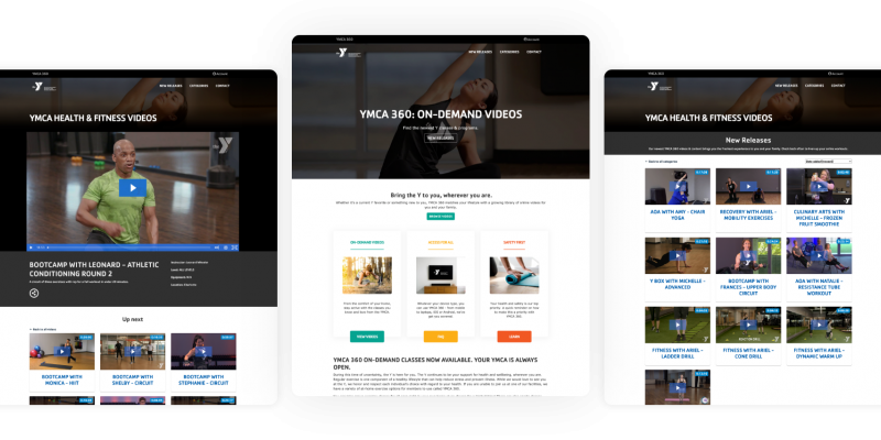On-Demand Fitness Platform Website