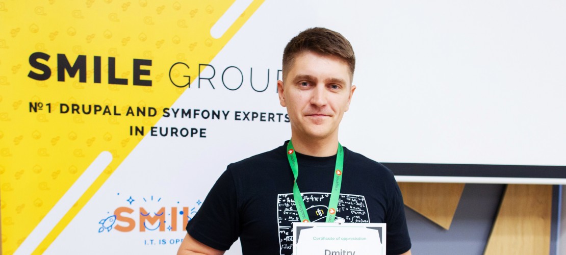 Dmitry Drozdik at DrupalCamp Kyiv 2019